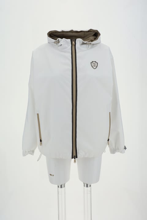 Brunello Cucinelli معاطف وجواكت لـ السيدات Brunello Cucinelli Waterproof Jacket With Hood