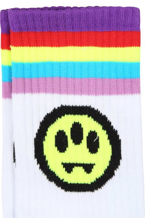Fashion for Kids Barrow White Socks For Boy With Logo