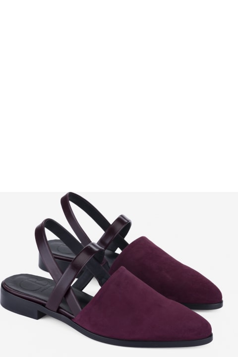أحذية مسطحة لـ السيدات CB Made in Italy Leather And Suede Flats Vega