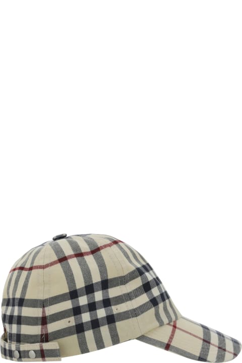 Burberry for Women Burberry Baseball Cap With Check Print