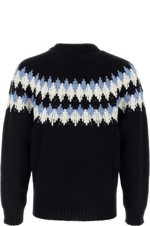 Alanui for Men Alanui Midnight Blue Wool Sweet Winter Sweater