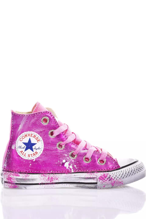 Shoes for Boys Mimanera Converse Junior Drip Pink Custom