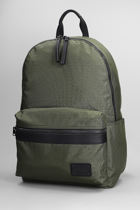 Premiata for Men Premiata Blade Backpack In Green Polyester