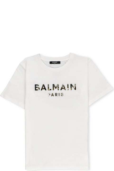 T-Shirts & Polo Shirts for Boys Balmain Logoed T-shirt