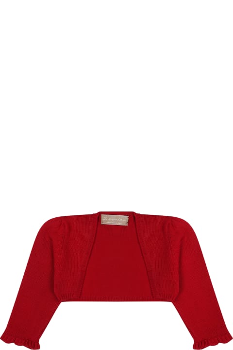 Topwear for Baby Boys La stupenderia Red Cardigan For Baby Girl