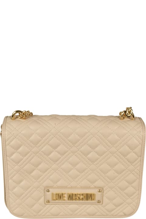 Fashion for Women Love Moschino Logo Quilted Shoulder Bag