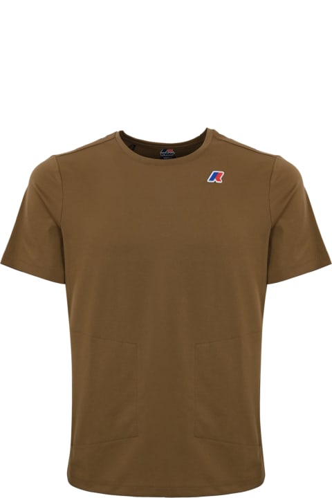 K-Way for Men K-Way T-shirt With Logo In Technical Fabric K-Way