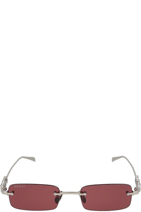 Gucci Eyewear for Kids Gucci Eyewear Rectangular Frame Sunglasses