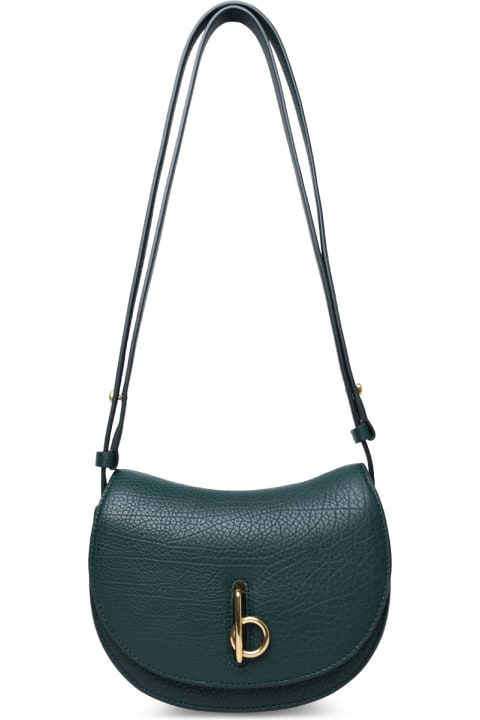 Burberry for Women Burberry 'rocking Horse' Mini Bag In Green Leather