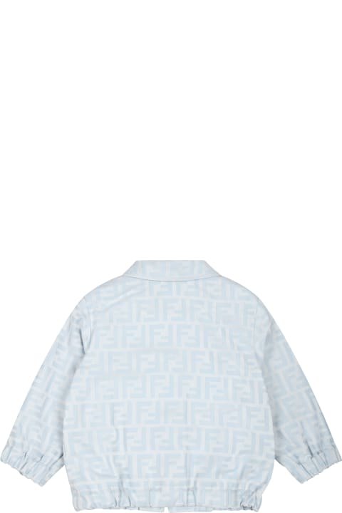 Zip Check Shirt for Baby Girls Fendi Jack & Jones Svart t-shirt med stor skriftlogga