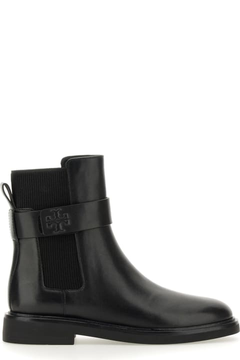 Tory Burch Boots for Women Tory Burch Leather Chelsea Boots