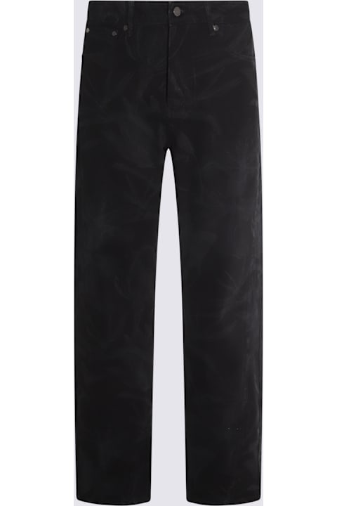 Daily Paper الجينز لـ القسم الرجالي Daily Paper Black Cotton Jeans