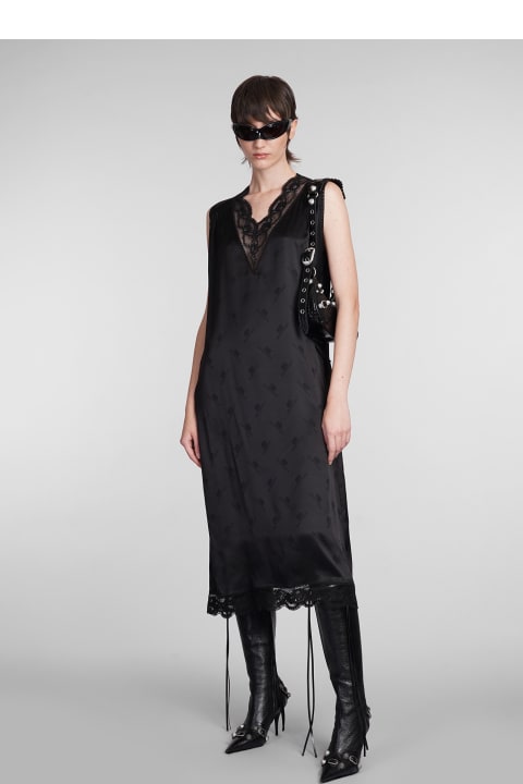 Fashion for Women Balenciaga Dress In Black Silk