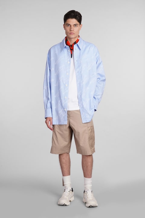 Fashion for Men Kenzo Shirt In Cyan Cotton