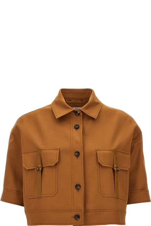 Coats & Jackets for Women Max Mara 'agiate' Cropped Jacket