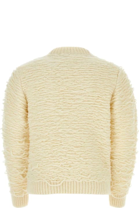 Dries Van Noten Sweaters for Men Dries Van Noten Ivory Wool Sweater