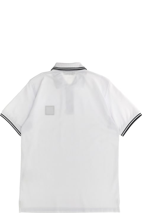 Fashion for Boys Stone Island Logo Patch Polo Shirt
