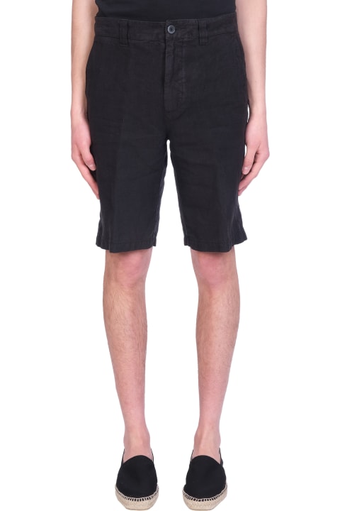 Shorts In Black Linen