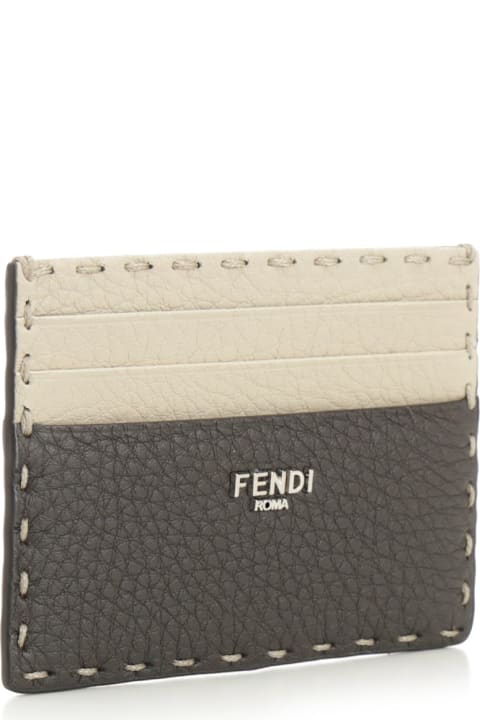 Wallets for Men Fendi "diagonal" Card Holder