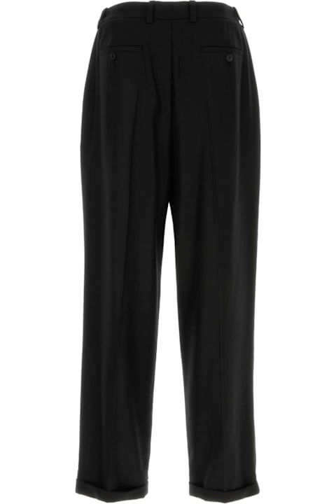 Clothing for Men Saint Laurent Black Cashmere Pant