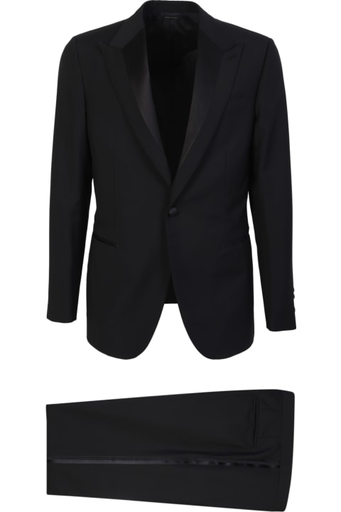 Brioni Suits for Women Brioni Perseo Black Dinner Suit