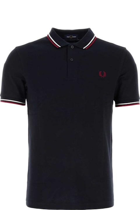 Fred Perry for Kids Fred Perry Midnight Blue Piquet Polo Shirt