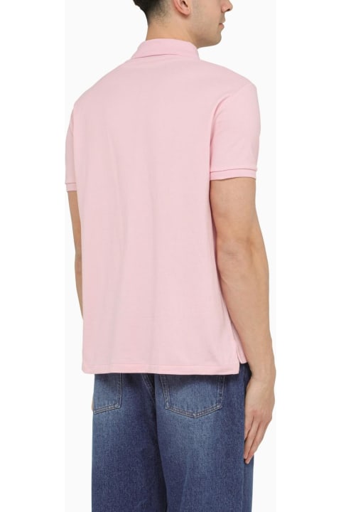 Ralph Lauren for Men Ralph Lauren Pink Pique Polo Shirt With Logo