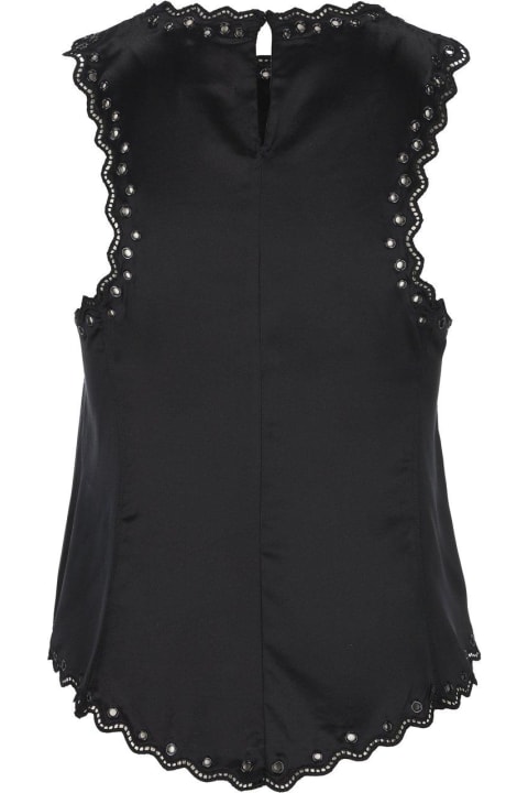 Topwear for Women Isabel Marant Lace-trim Sleeveless Top