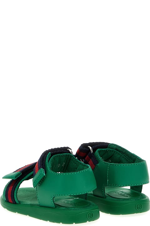 Fashion for Kids Gucci Web Ribbon Sandals