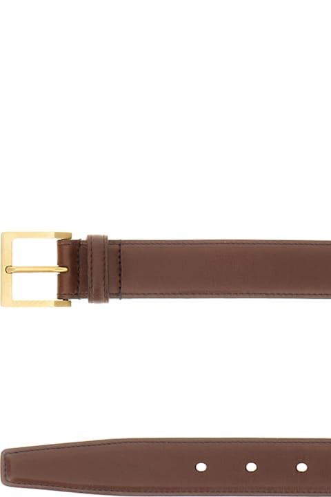 Saint Laurent for Women Saint Laurent Brown Leather Belt