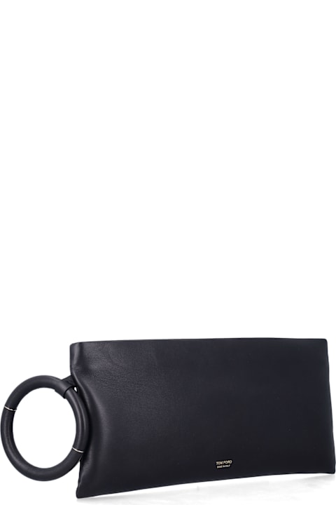 Homeware Tom Ford Ring Leather Clutch
