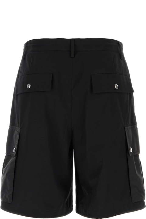 Clothing for Men Moncler Bermuda In Cotone Stretch Nero