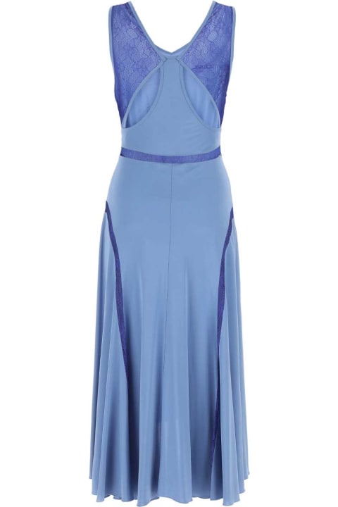 Koché Clothing for Women Koché Light Blue Viscose Dress
