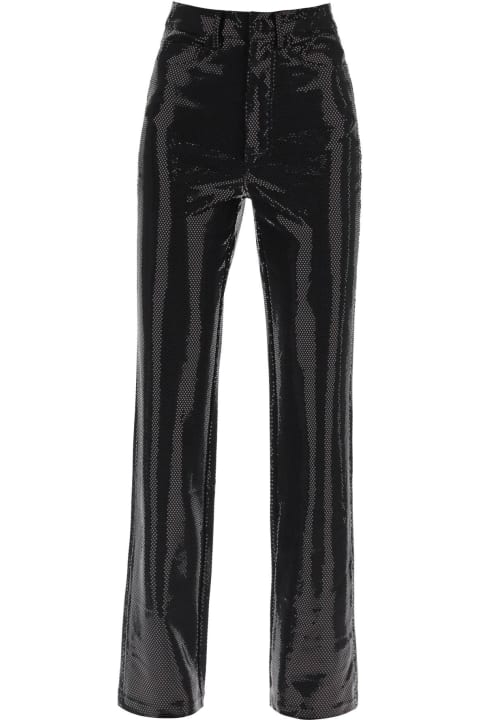 Rotate by Birger Christensen for Women Rotate by Birger Christensen Black Stretch Jersey Pant