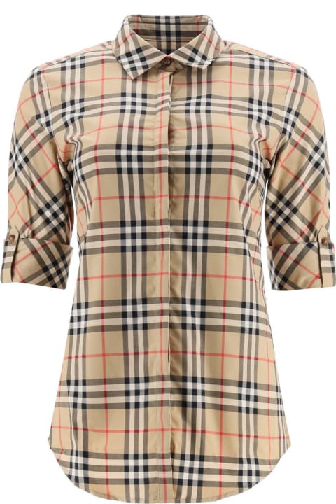 Burberry Topwear for Women Burberry Vintage Checked Short-sleeved Shirt