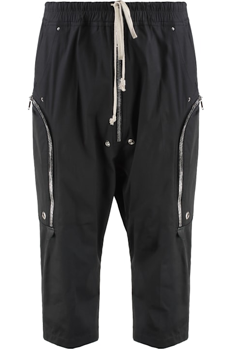 Rick Owens Pants for Men Rick Owens Stretch Cotton Trousers