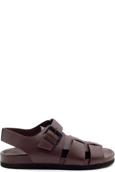 Men's Brown Leather Sandal