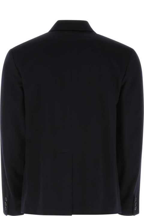 Coats & Jackets for Men Prada Navy Blue Cashmere Blazer