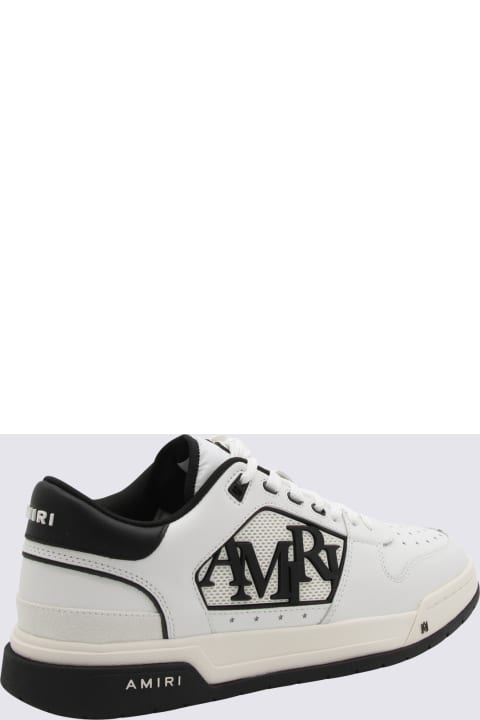 Fashion for Men AMIRI White And Black Leather Sneakers