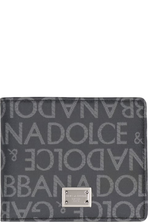 メンズ Dolce & Gabbanaの財布 Dolce & Gabbana All-over Logo Wallet