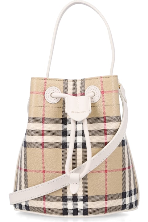 Homeware Burberry London Burberry London Mini Check Bucket Bag