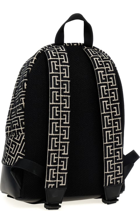 Bags for Men Balmain 'monogram' Backpack