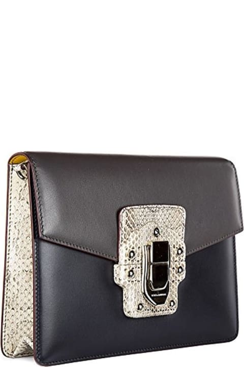 Clutches for Women Dolce & Gabbana Leather Shoulder Bag