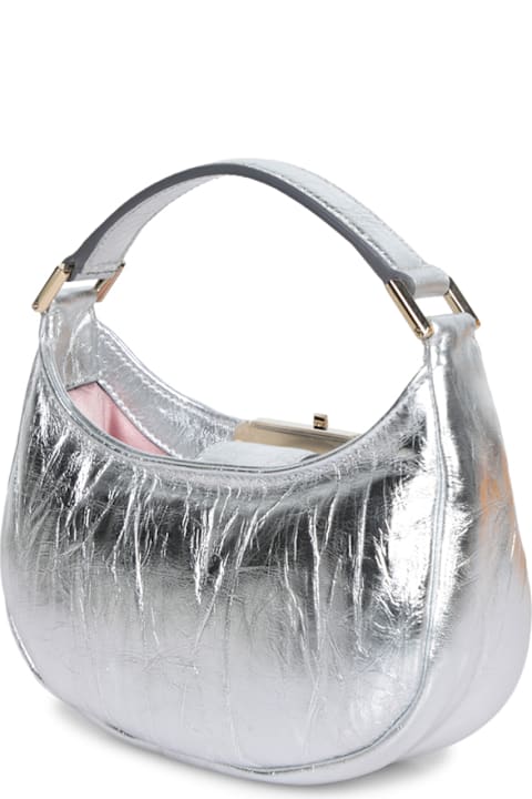 Homeware Jimmy Choo Silver Edie Hobo Mini Bag