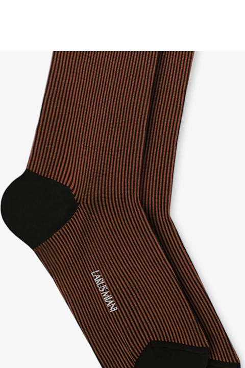 Underwear for Men Larusmiani Striped Socks Socks