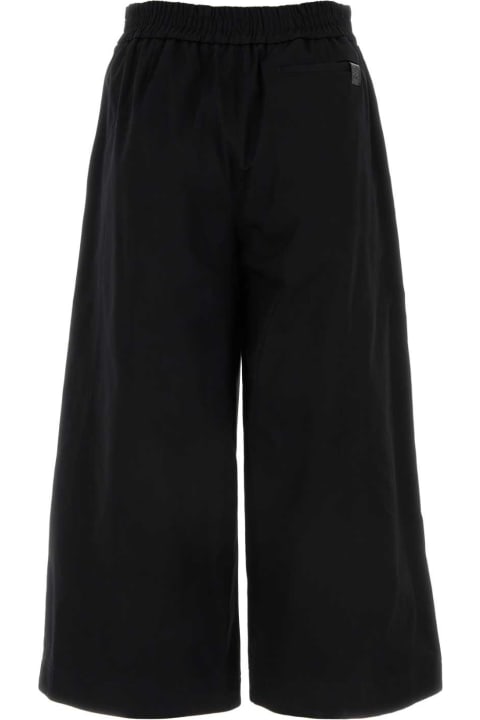 Fashion for Women Loewe Black Cotton Culotte Pant