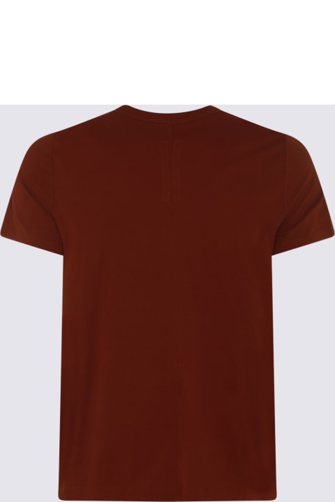 Clothing Sale for Men Rick Owens Dark Red Cotton T-shirt