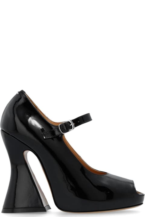 Shoes for Women Maison Margiela Glossy Mary Jane Pumps