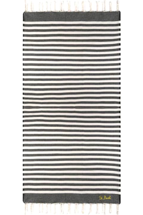 Accessories & Gifts for Boys MC2 Saint Barth Light Fouta With Stripes