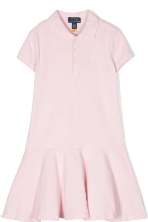 Ralph Lauren for Kids Ralph Lauren Pink Polo Style Dress
